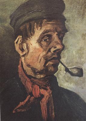 Vincent Van Gogh Head of a Peasant with a Pipe (nn040 oil painting picture